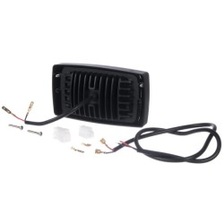Case - IH CS68 LA80300 Darbinis šviesos diodas, 27W, 3375lm, stačiakampis, 10-30V, baltas, AMP kištukas, Combo, 18 LED, Kramp