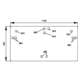 Case - IH CS75 134568074N Galinio lango viršutinė dalis