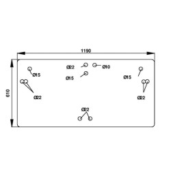 Case - IH CS75 D7105 galinio lango viršutinė dalis
