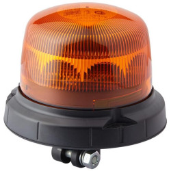 Mirksintis šviesos diodas, 10 W, apvalus, 12/24 V, geltonas, tvirtinamas ant stulpo, Ø 165 mm x 125 mm, 16 šviesos diodų, Hella 