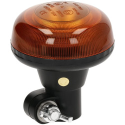 Švyturys LED, žemo profilio, 15W, 12-24V, gintaro spalvos, DIN stulpas, Ø 86mm x97mm LA20093