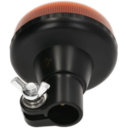 Švyturys LED, žemo profilio, 15W, 12-24V, gintaro spalvos, DIN stulpas, Ø 86mm x97mm LA20093