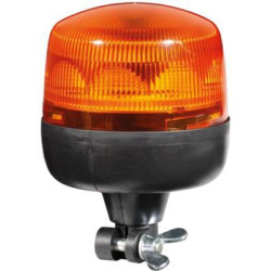 Besisukantis švyturėlis LED, apvalus, 12/24V, geltona/gintarinė, užsukamas, 165x183mm, 8 LED", Hella 2RL010979011