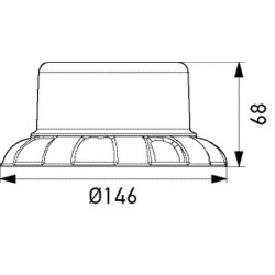 Švyturys K-LED Nano fix mount 2XD066146001
