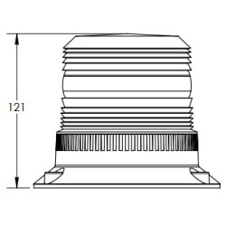 Švyturys LED, 12-24V, gintaras, 3 varžtai, ECCOLED BRONZE ECCO EB5010A