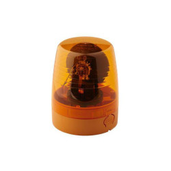 Besisukantis švyturys halogeninis, 24 V, korpusas: geltonas, užsukamas, Ø 147 mm x 190,5 mm, JuniorPlus by Hella 2RL008965011