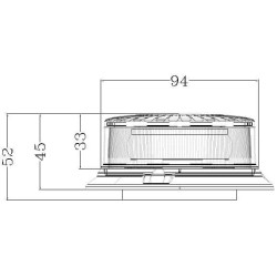 Švyturys LED LP magnetas LA20082