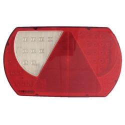 Galinis LH LED žibintas, 9/10,3 W, stačiakampis, 12/24 V, baltas/juodas/geltonas/raudonas/rudas, užsukamas, 237x29x140mm, 47 LED
