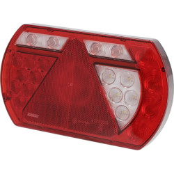 Daugiafunkcinis galinis dešinės šviesos diodas, SMART, 12V, 236x140x24,3 mm, 6 kontaktų bajonetas, Kramp L26060P6RH5SM