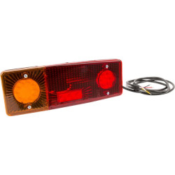 Daugiafunkcis galinis KŠ žibintas LED, stačiakampis, 12-24V, 287,5x100,5x65mm, Kramp LA40019