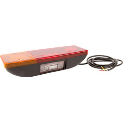 Daugiafunkcis galinis KŠ žibintas LED, stačiakampis, 12-24V, 287,5x100,5x65mm, Kramp LA40019