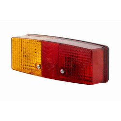 Galinis žibintas LH stačiakampis, 12/24V, raudona/oranžinė/balta, užsukamas, 158x51x64mm, Hella 2SE997111011