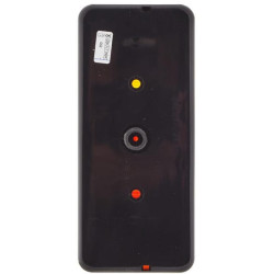 Galinis žibintas stačiakampis, 12/24V, raudona/oranžinė, užsukamas, 170x64x75mm, Hella 2VA998531031
