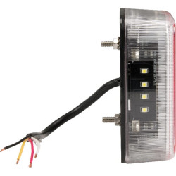 Galinis šviesos diodas, 1W, kvadratinis, 12V, 106x35x98mm, 18 LED, gopart LA99190GP