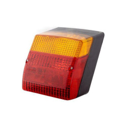 Galinis RH kvadratinis žibintas, 12V, raudona/oranžinė, užsukamas, 155xHella 2SD996030021