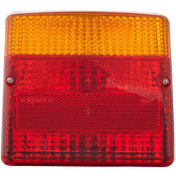 Galinis RH kvadratinis žibintas, 12V, raudona/oranžinė, užsukamas, 155xHella 2SD996030021