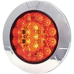 Daugiafunkcis galinis žibintas LED, apvalus, 12-24V, Ø 152mm, Kramp LA40003