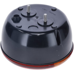 Daugiafunkcinis galinis žibintas LED, apvalus, 12-24V, Ø 140mm, "hamburger", Kramp LA40089
