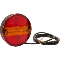 Daugiafunkcis galinis žibintas LED, apvalus, 12-24V, Ø 142mm, Kramp LA40041