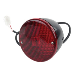 Galinis žibintas apvalus, raudonas, užsukamas, Ø 115 mm AMP kištukas, Cobo 02972000