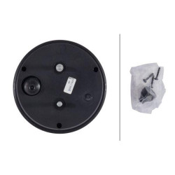 Stabdžių žibintas apvalus, 12/24V, raudonas, užsukamas, Ø 122,5 mm, Hella 2TA964169061