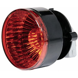 Stabdžių žibintas apvalus, 12V, raudonas, užsukamas, Ø 66mm, Hella 2SB009001387