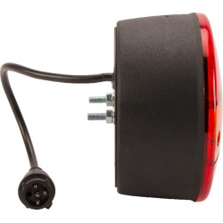 Daugiafunkcinis galinis šviesos diodas, apvalus, 12 V, Ø 142 mm, 5 kontaktų, Kramp LA40046