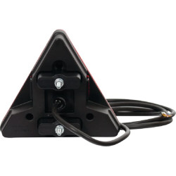 Galinis žibintas LH LED, trikampis, 12/24V, raudonas, užsukamas, 60,3x163 mm, Waś 1400300324