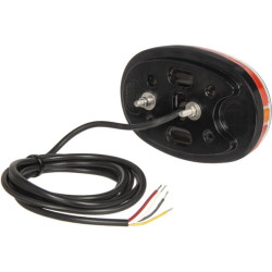 Daugiafunkcis galinis žibintas LED, stačiakampis, 12-24V, 136,4x91x40mm, Kramp LA40068