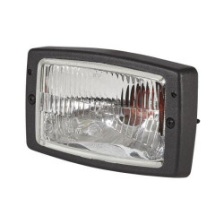 Priekinis žibintas halogeninis, stačiakampis, 12/24V, skaidrus, užsukamas, 182x88x102mm, Hella 1AD996018651