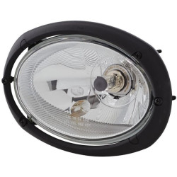 Priekinis žibintas halogeninis, apvalus, 12V, užsukamas, 207x126x147mm, Hella 1AB996157081