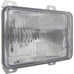 Priekinis žibintas halogeninis, stačiakampis, 12/24V, 168x106mm, Kramp LA80172
