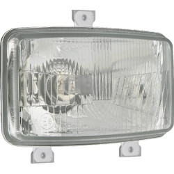 Priekinis žibintas halogeninis, stačiakampis, 12/24V, 156x93mm, Kramp LA80159