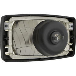 Priekinis žibintas halogeninis, stačiakampis, 12/24V, 184x102mm, Kramp LA80157