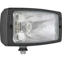 Priekinis žibintas halogeninis, stačiakampis, 12/24V, 184x102mm, Kramp LA80163