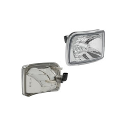 Kampinis darbinis šviestuvas halogeninis, dešinysis, 12V, 50W, kvadratinis, baltas, 123x115x121mm, PGJ13 kištukas, Wesem LPRC547