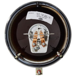Priekinis žibintas halogeninis, apvalus, 12V, baltas, korpusas: sidabrinis, Ø 148mm, Hella 1S3001442001