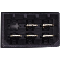 Priekinis žibintas halogeninis, kvadratinis, 12V, skaidrus/gintarinis, užsukamas, 212x150xAMP 6 kontaktų, Hella 1SA996120471