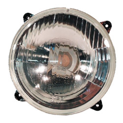 Priekinių žibintų įdėklas apvalus, skaidrus, Ø 142,5 mm, Cobo 05428000