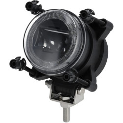 Priekiniai žibintai LED, 25/5W, apvalūs, 10-30V, Ø90mm, tolimosios šviesos, gabaritiniai žibintai, H9 jungtis, Kramp LA80090
