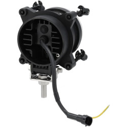 Priekinių žibintų LED, 28/18W, apvalus, 10-30V, Ø90mm, tolimosios šviesos, posūkio rodiklis, H9 jungtis, Kramp LA80091