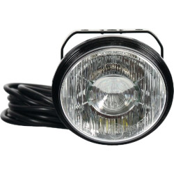 Dienos žibintas LED, apvalus, 12/24V, baltas, 98x55x90mm, Waś 1400667000