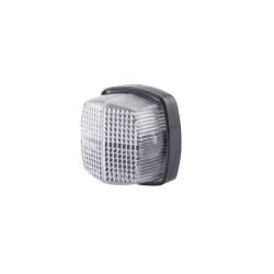 Žymeklis 5W, kvadratinis, 12V, skaidrus/baltas, užsukamas, 62x42x62mm, Hella 2PF004081001