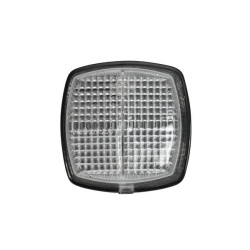 Žymeklis 5W, kvadratinis, 12V, skaidrus/baltas, užsukamas, 62x42x62mm, Hella 2PF004081001