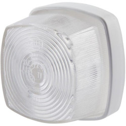 Žymeklis 5W, kvadratinis, 12V, skaidrus/baltas, užsukamas, 62x40x62mm, Hella 2PF003057001