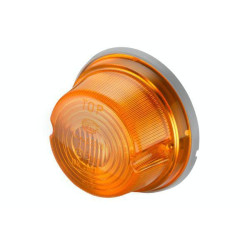 Indikacinė lemputė 18W, apvali, 12V, gintarinė, užsukama, Ø 80mm, Hella 2BA001259611