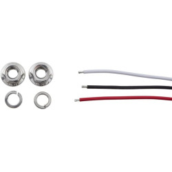 Stabdžių žibintas LED, apvalus, 10/30 V, raudonas, užsukamas, Ø 122 mm, 24 šviesos diodai, Hella ValueFit 2SB357027011