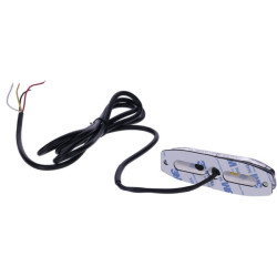 Mirksi įspėjamoji lemputė, gintarinė, 4 LED LA20074