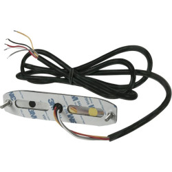 Mirksi įspėjamoji lemputė, gintarinė, 6 LED LA20076