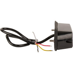 Įspėjamoji lemputė LED, 12W, 12-24V, gintarinė, užsukama, 132x34x30mm, 4 šviesos diodai, Kramp LA20011